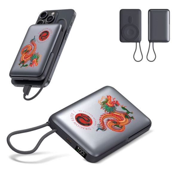 Nova Draadloze Powerbank Geschikt voor MagSafe en Apple Watch 10000 mAh