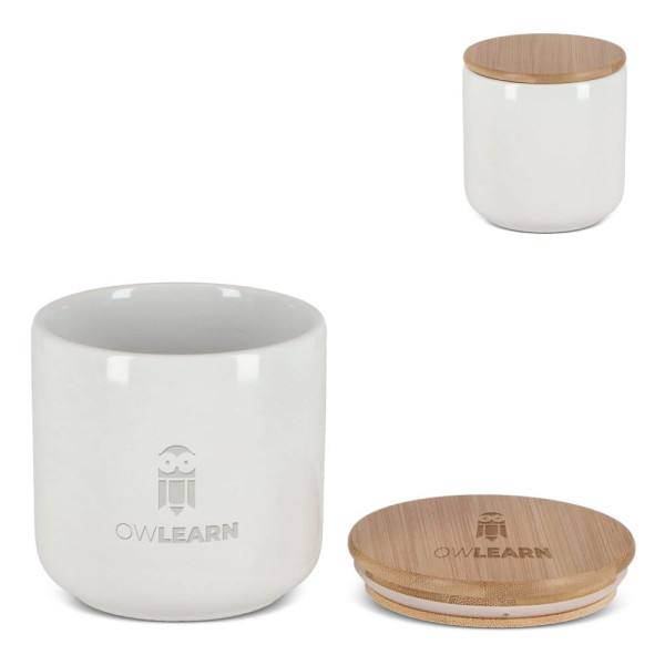 Bus keramiek & bamboe 500 ml