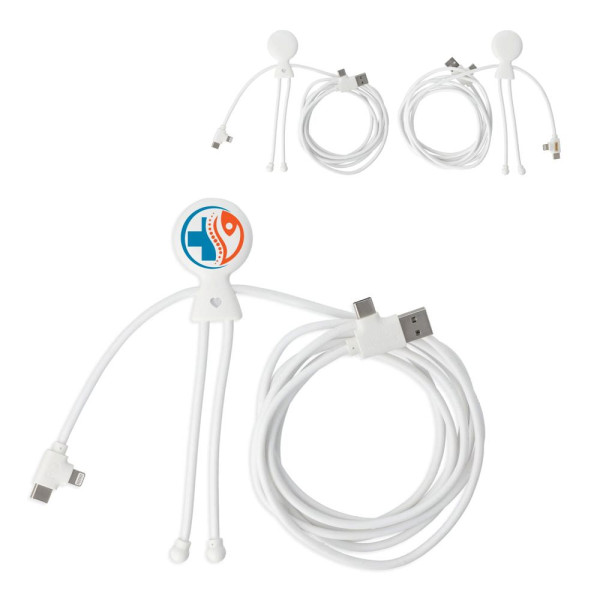 2092 - Xoopar Mr Bio Long 60 W PD Multi Oplaadkabel 2 Meter