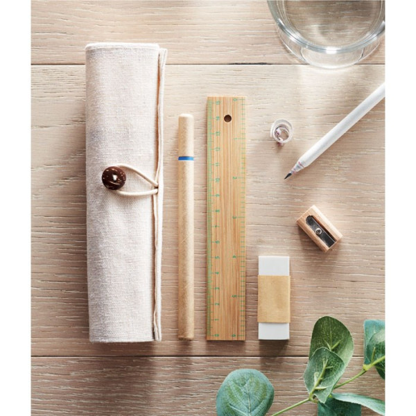 ECOSET - Bureauset van jute en katoen