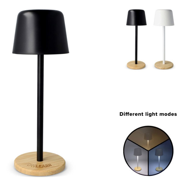 Solis Dimbare Tafellamp met Bamboe basis