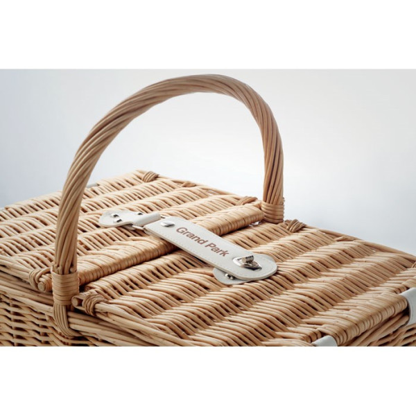 MIMBRE PLUS - 4-persoons rotan picknickmand