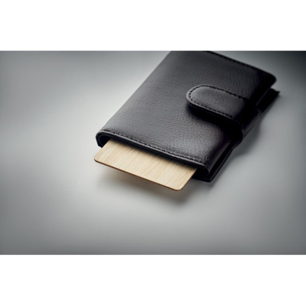 CUSTOS + - Bamboe RFID kaarthouder